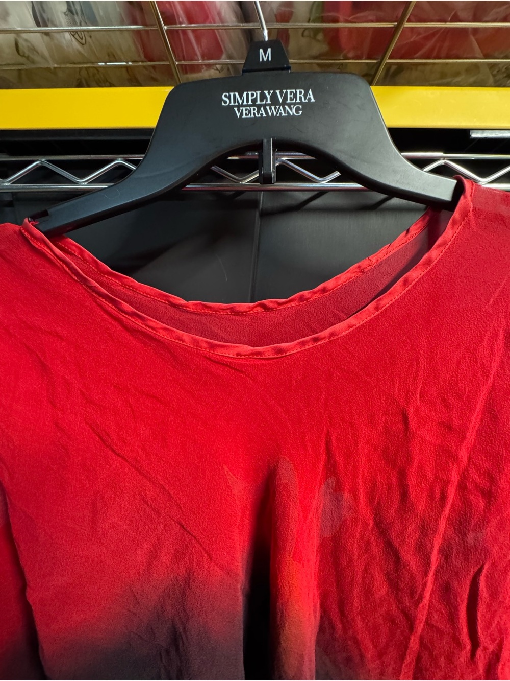 Red Multicolor Draped Tunic Top - Picture 11 of 13